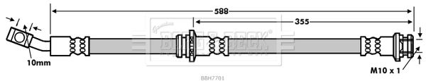 BORG & BECK Jarruletku BBH7701